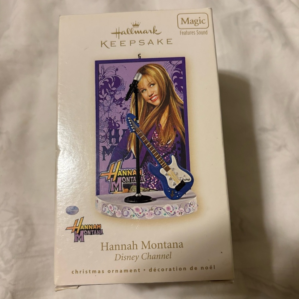 Hallmark Keepsake New Hannah Montana Guitar Christmas Ornament